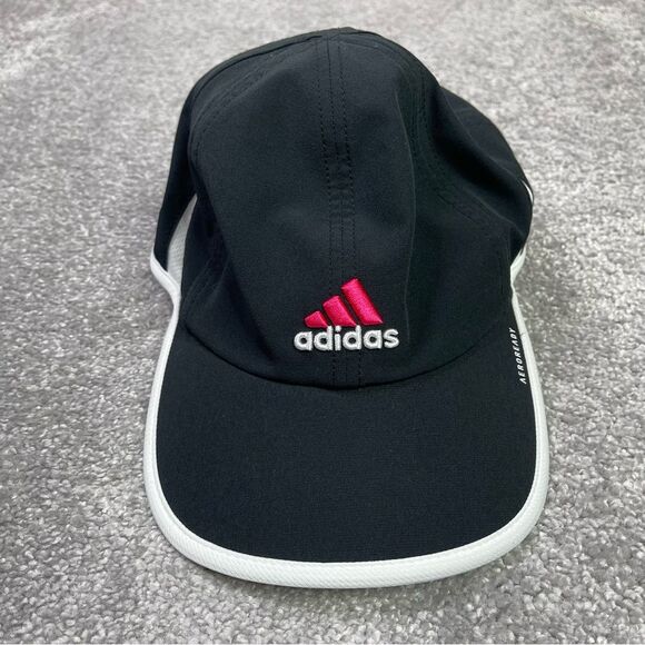 Adidas Hat Women's One Size Black Adjustable Aeroready Golf Tennis Casual - Picture 1 of 9